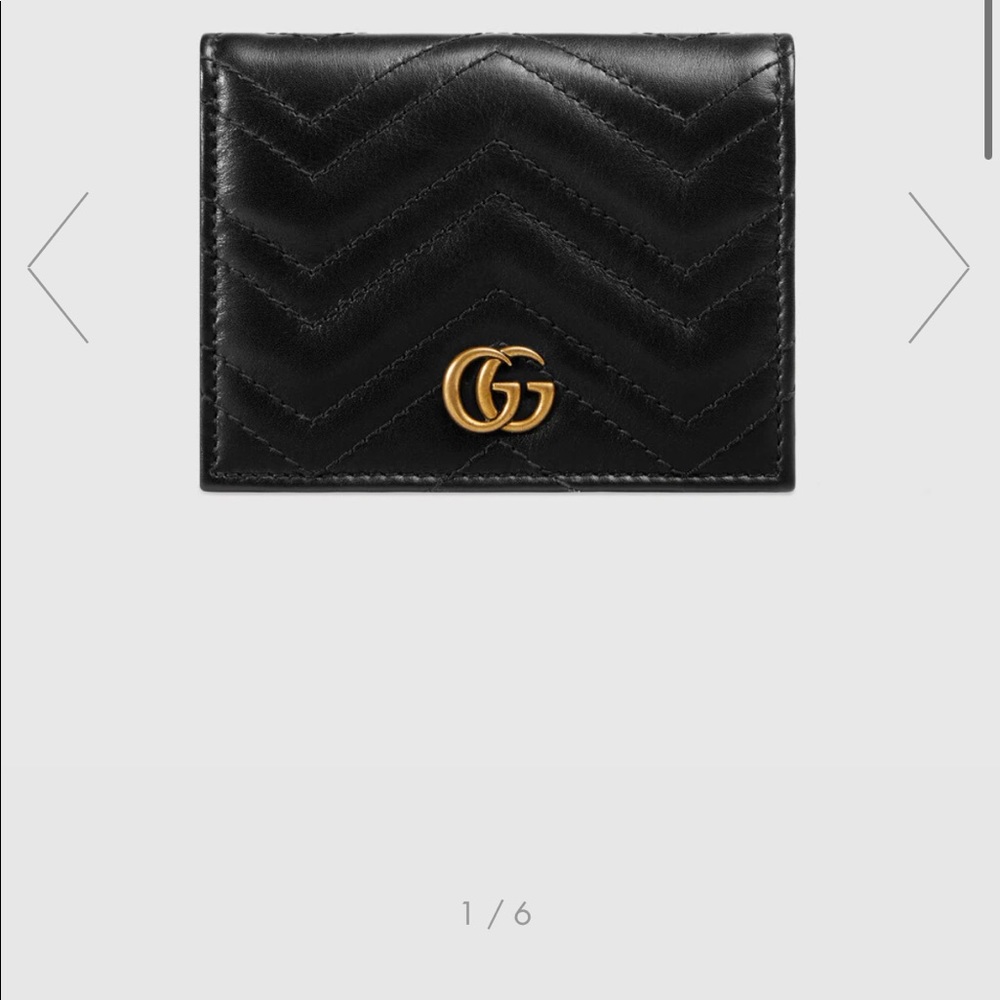 Gucci - GG Marmont card case wallet
